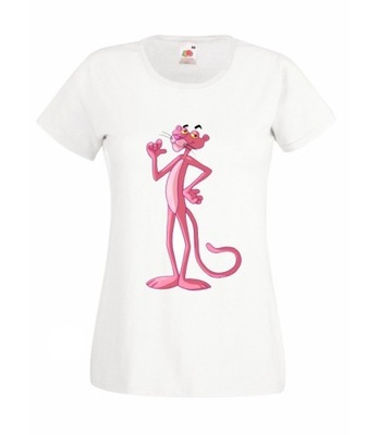 KOSZULKA RÓŻOWA PANTERA PINK WZORY