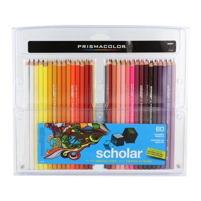 Kredki ołówkowe Prismacolor Scholar 60 kolorów z USA