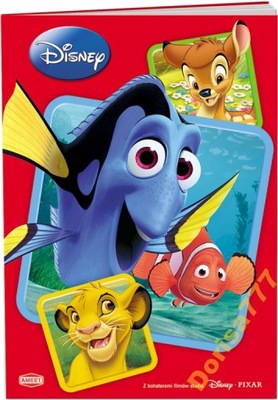 Kolorowanka Disney PIXAR z zadaniami