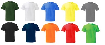 T-SHIRT koszulki koszulka 9 kolorów L