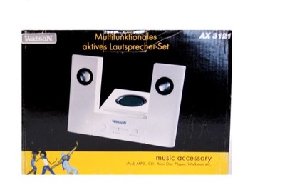 Watson AX3121 głośnik przenośny iPod MP3 CD Player