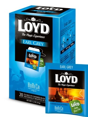 Herbata LOYD Earl Grey w saszetkach 1,7g x 20 szt