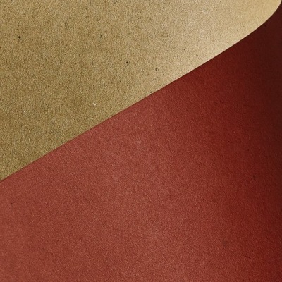 Papier ozdobny A4 Kraft czerwony 270g 20 ark