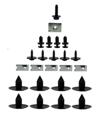 Renault scenic logan megane кліпса підкрилок набір фото №1