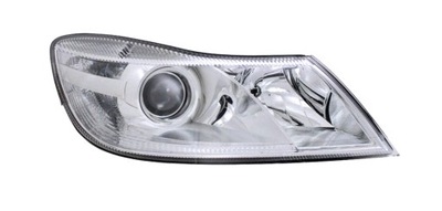 Фара лампа перед skoda octavia ii 08- права фото №1