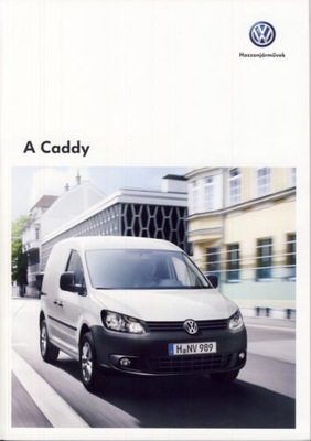 Volkswagen Vw Caddy prospekt 2013 Węgry 