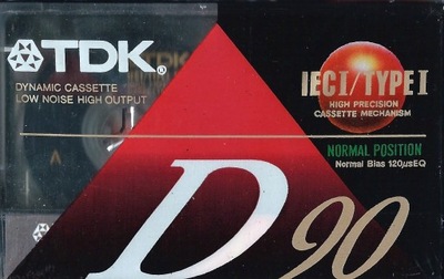 :TDK D90 Type I made in Japan kaseta magnetofonowa