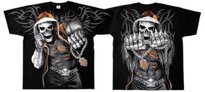 Koszulka t-shirt Bad Boy Czacha Bokser T183 M