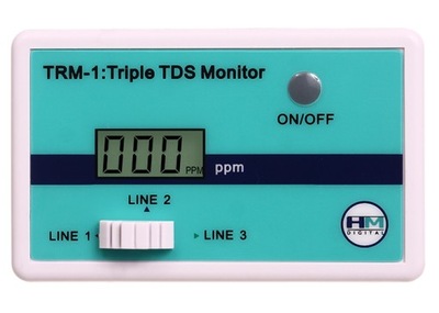 Miernik TDS potrójny TRM1 monitoring jakości wody.