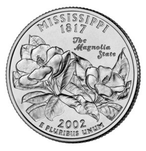 USA 25 c Mississippi 2002