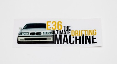 AUTOCOLLANT BMW E36 DRIFTING MACHINE - milautoparts-fr.ukrlive.com