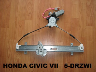 Honda civic vii підйомник скло перед лівий 01- 5d фото №1