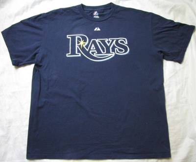 John Jaso/ Tampa Bay Rays Baseball/ Majestic/ XL