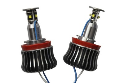 Лампочка кольца led маркерные огни bmw x5 e70 x6 e71 h8 40w фото №1