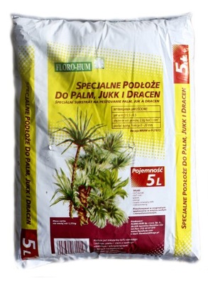Ziemi - podłoże do palm juk i dracen 5L Floro-Hum