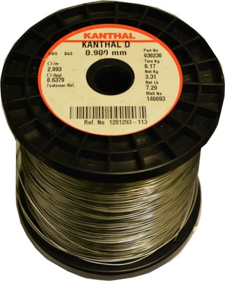 Drut oporowy KANTHAL D 0,9 mm