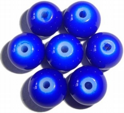 POWLEKANE KORALIKI SZKLANE 8mm 50szt SZKŁO KULA