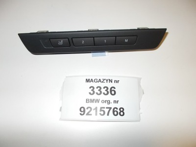 Переключатель память сиденье bmw f01 f10 f07 9215768 фото №1