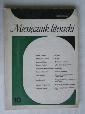 MIESIĘCZNIK LITERACKI PAŹDZIERNIK 1969