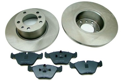 DISC 2 PCS. + PADS FRONT BMW 5 E34 302X12MM FULL - milautoparts-fr.ukrlive.com