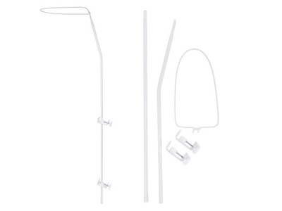 STELAŻ DO MOSKITIERY BALDACHIMU STOJAK DO ŁÓŻECZKA