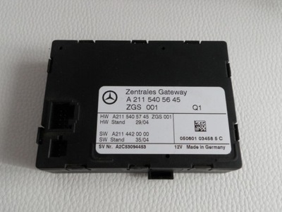 MERCEDES W211 BLOC DE CONTRÔLE MODULE DE SERRURE A2115405645 - milautoparts-fr.ukrlive.com