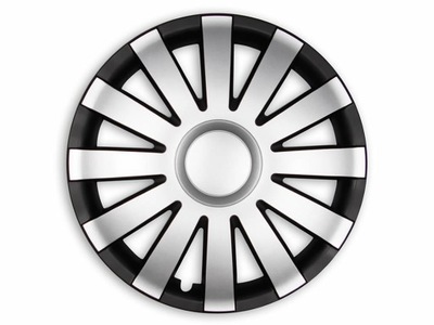 WHEEL COVER WHEEL COVERS AGAT BLACK/SILVER 14