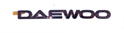 Naklejka emblemat Daewoo na pokrywę bagażnika NOWA