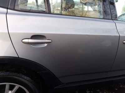 Bmw x3 e83 рестайлінг  дверей праве  задні a08/7 silbergrau фото №1