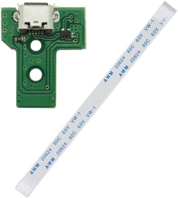 Gniazdo płytka USB Pada DS4 PS4 JDS-030 + taśma