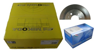 DISCS MIKODA 2417 PADS VOLVO V70 I 95- REAR 295M - milautoparts-fr.ukrlive.com