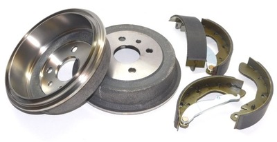 2× BEBEN DE FREIN OPEL T. ASTRA/KADET 200X53/LANOS AVEC ABS BEAVEC MOYEU + BREMBO SABOTS DE FREIN À TAMBOUR DE FREIN OPEL CORSA C TIGRA - milautoparts-fr.ukrlive.com