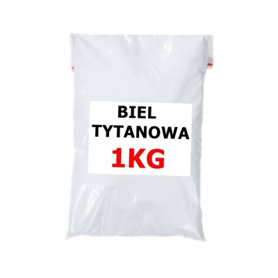 Biel tytanowa, Tlenek tytanu, Pigment 1kg 1000g
