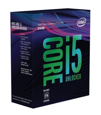 Procesor Intel Core i5 8600K 6x 4,3GHz LGA1151 9MB