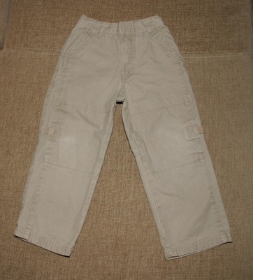 Bawełniane spodnie spodenki H&M 110cm