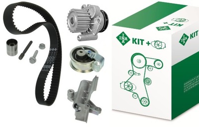 Schaeffler INA 530 0090 10 Zestaw paska rozrządu + Schaeffler INA 538 0089 10 Pompa wody, chłodzenie silnika - milautoparts.fr