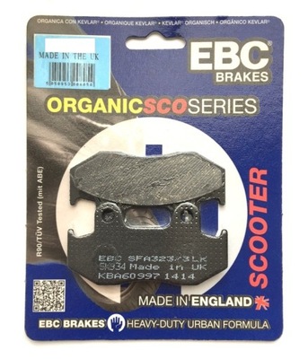 PADS BRAKE EBC SKUTEROWE EBC SFA323/3 - milautoparts-fr.ukrlive.com