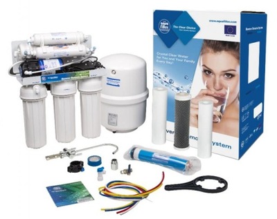 AQUAFILTER FILTR ODWRÓCONEJ OSMOZY RO7 z POMPĄ RO