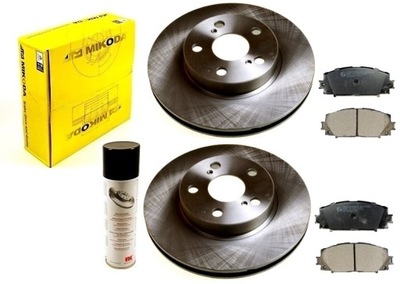 DISCS PADS TOYOTA PRIUS III W3 2009-2015 FRONT - milautoparts-fr.ukrlive.com