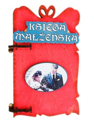 Księga Małżeńska prezent dla PARY MŁODEJ ślub