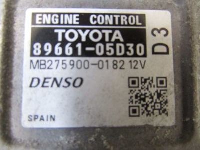 ORDINATEUR 89661-05D30 TOYOTA AVENSIS T27 2.0D4D 10R - milautoparts-fr.ukrlive.com