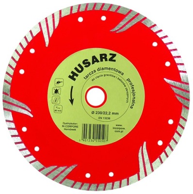 HUSARZ DISK DIAMOND 230/22,23 ŽULA, BETÓN