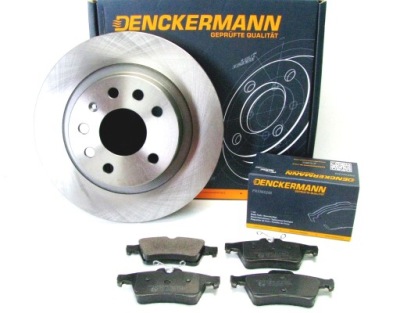 Opel vectra c signum тормозные диски i тормозные колодки задняя 278mm den фото №1