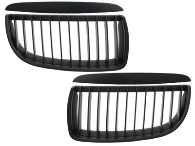 GRILLE CALANDRE DU RADIATEUR COUVE-JOINT PLANCHE BMW 3 E90 E91 TUNING BLACK MAT - milautoparts-fr.ukrlive.com