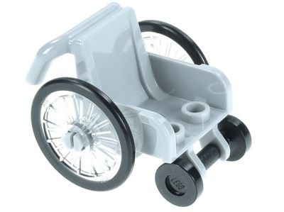 LEGO Wózek inwalidzki 24312c01 6154097 szary jasny