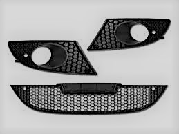 SEAT LEON II 05-09 SET GRILLES GRILLE GRILLES 3 - milautoparts-fr.ukrlive.com