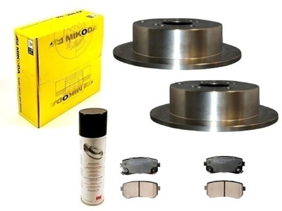 DISCS PADS HYUNDAI ACCENT III MC I20 PB KIA RIO II JB 2005-2010 REAR - milautoparts-fr.ukrlive.com