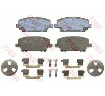 TRW GDB3407 SET PADS HAMULCOWYCH, BRAKES - milautoparts-fr.ukrlive.com