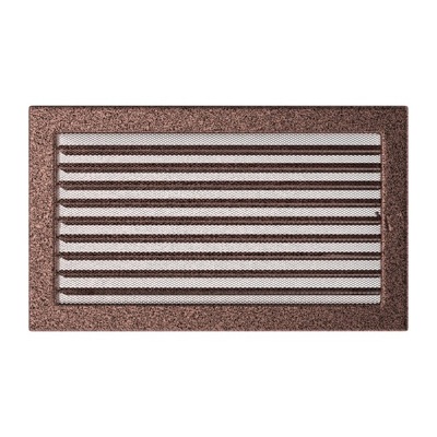 Kratka kominkowa miedziana żaluzja 22x37 kominek