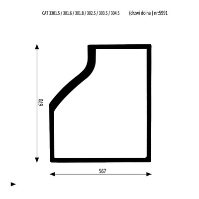 GLACE PORTIÈRE PARTIE INFÉRIEURE CAT 301.5 301.6 301.8 302.5 - milautoparts-fr.ukrlive.com